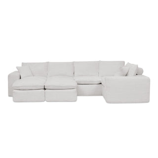 Sectional Sofa With Moveable Ottoman