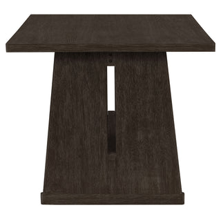 Dining Set With Rectangular Table, 4 Upholstered Chairs & 1 Padded Bench