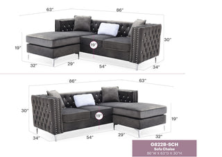 Paige - Sofa Chaise