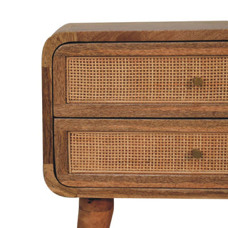 Close Knit 2 Drawer Nightstand - Oak