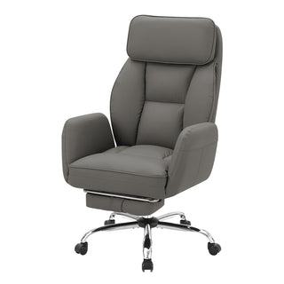 Office Chair With Adjustable Height, Armrests, Ergonomic Design - Dark Gray