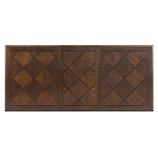 Rectangular Dining Table With Framed Top And Turned Legs - Walnut