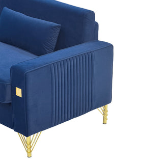 2 Pieces Sofa Sofa Set With Removable Cushions For Home Apartment