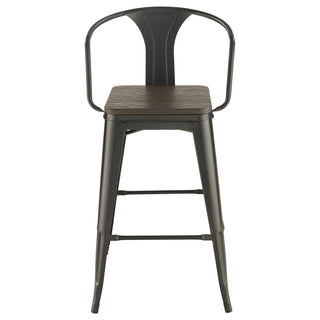 Staccato - 3 Piece Square Bar Table Set - Dark Brown