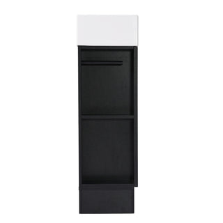 Modern Bathroom Vanity With Sink And 2 Tier Shelf