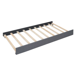 Upholstered Platform Bed With Drawers, Classic Headboard Design