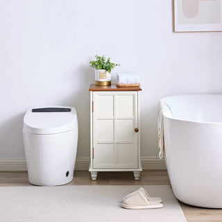 Floor Cabinet With Adjustable Shelf, Storage For Entryway
