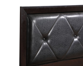 Padded Headboard Bed