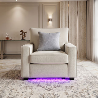 Rita - Accent Chair With LED Underlighting