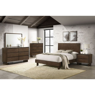Hemlock - 6 Drawer Dresser With Mirror - Brown