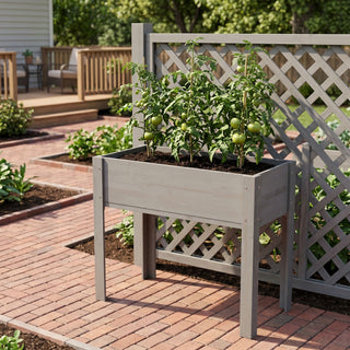 Raised Garden Bed With Legs, Elevated Planter Box For Outdoor Plants