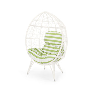 Cosmos - Round Hammered Iron Teardrop Chair
