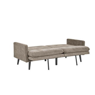 Easy Convert Futon Sofa With Tufted Back And Seat