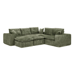 Sectional Sofa With Moveable Ottoman