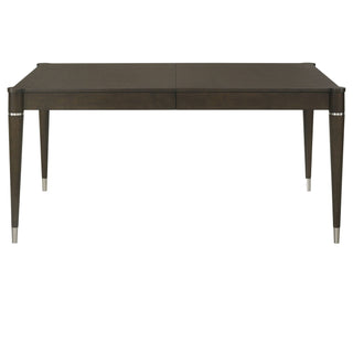 Blakely - Leaf Dining Table With Tapered Legs Accents - Ash Brown