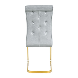 Elegant Design Alligator Skin Upholstered Dining Chairs