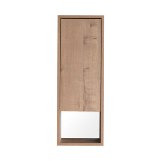 10" Wall Mounted Storage Cabinet, Bathroom Cabinet With Soft Close Door - Imitative Oak