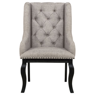 Kinzler - Arm Chair (Set of 2) - Tan / Black