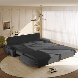 King Size Pull Out Sofa Bed, 3 In 1 Convertible Multifunctional