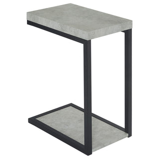 Snack Table With Industrial Base