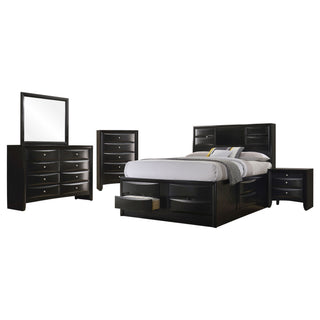 Palamino - 5 Piece Eastern King Bedroom Set - Black