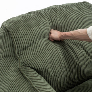 Comfy Bean Bag Chair With Filler, Fluffy And Cozy Seating