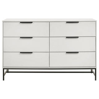 Taraval - 6 Drawer Bedroom Dresser - White