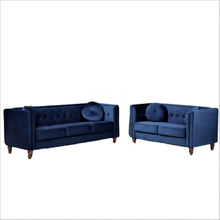 Chesterfield Loveseat 2 Seater Couch For Living Room
