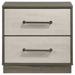 Edmondson - 2 Drawer Nightstand - Gray
