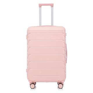 Hard Shell Luggage With Scratch Resistant Surface, 4 Wheels, Combination Lock & Side Hooks