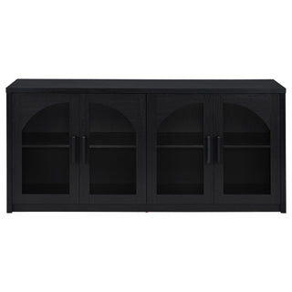 Shayne - 4 Door Sideboard With Arched Doors - Black