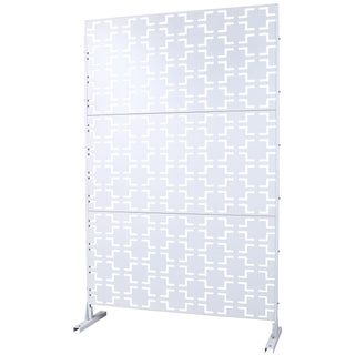 Outdoor & Indoor Metal Privacy Freestanding Decorative Screen