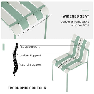 4 Piece Set Of Modern Color Block Designed Single Chairs