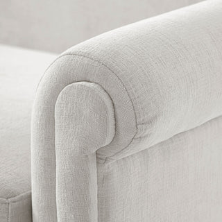 Loveseat Sofa, 2 Seater Couch With Rolled Arms