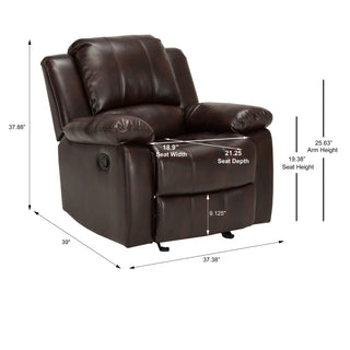 Charlotte - Glider Recliner With Classic Style