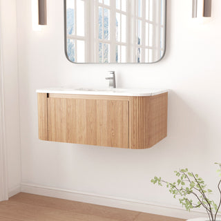 Wall Mounted Bathroom Vanity With Sink