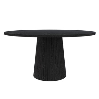 Round Dining Table With Strip Base