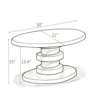 Cobblestone End Table