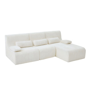 Oversized Sectional Sofa, Living Room Seating With Modular Design