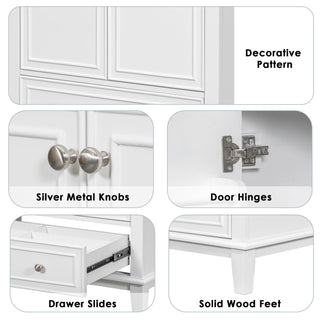 Modern Bathroom Vanity Base Only With Doors And Drawer