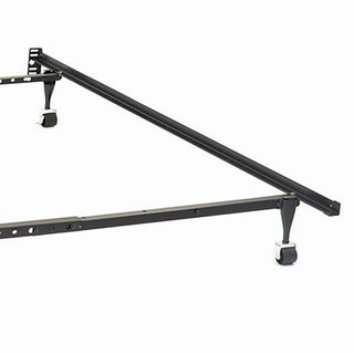 Deverton - Queen / Eastern King / California King Bed Frame With Center Support And Adjustable Design - Black