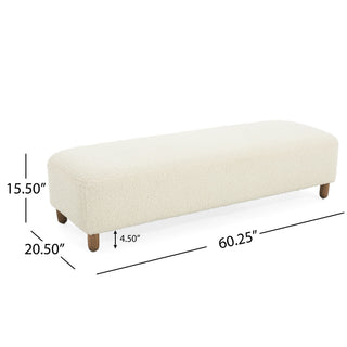 Comfortable Ottoman - White