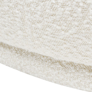 Aire - RAF Modern Rounded Chaise Lounge - Ivory White