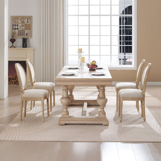 Upholstered With Round Back Dining Chairs (Set of 2)