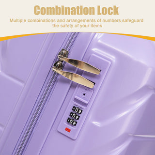 Hard Shell Travel Luggage With Scratch Resistant Surface