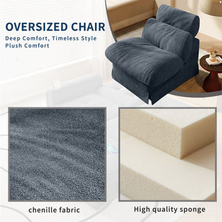 Accent Chair, Soft Medium Firm Upholstery For Living Room