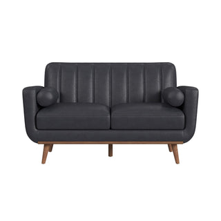 Horizon - Loveseat With Wood Front 2 Pillows