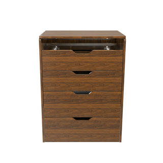 Vanity Desk With Lighted Mirror & Stool