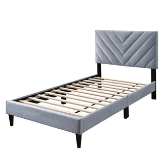 Bed Set With Adjustable Headboard