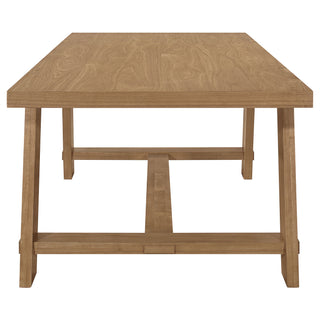 Gavilon - Rectangular Trestle Base Dining Table - Brown